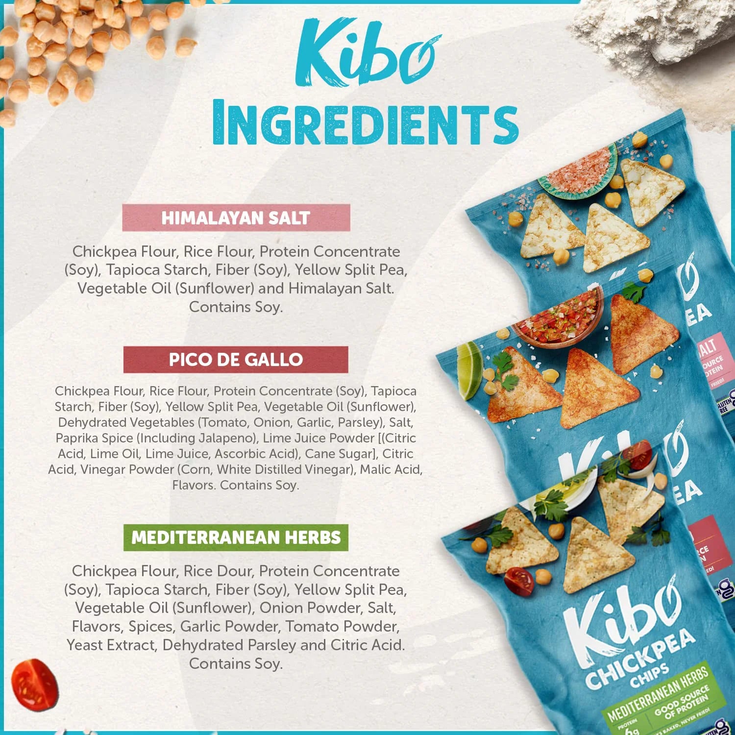 Chips Chickpea Super Snack Set KIBO 18ct/1 Oz