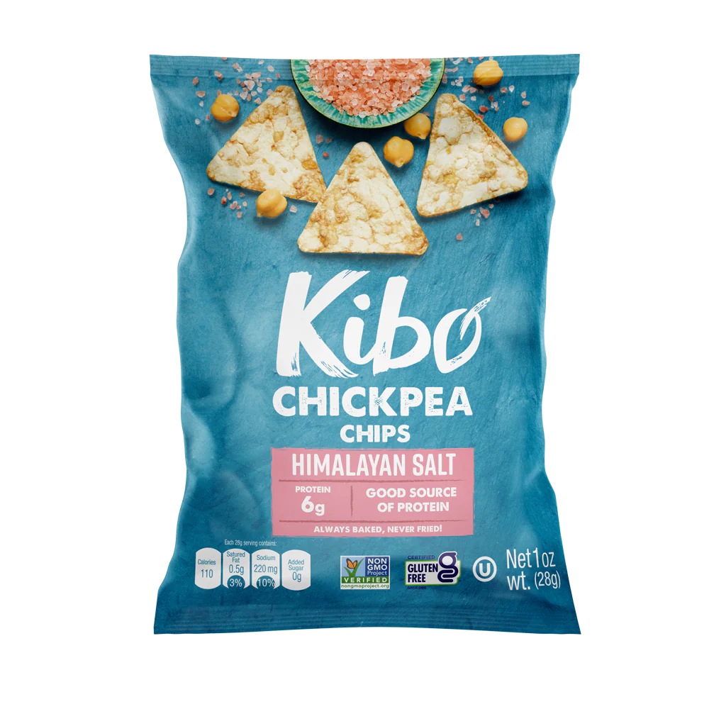 Chips Chickpea Himalayan Salt KIBO - 12ct/1oz