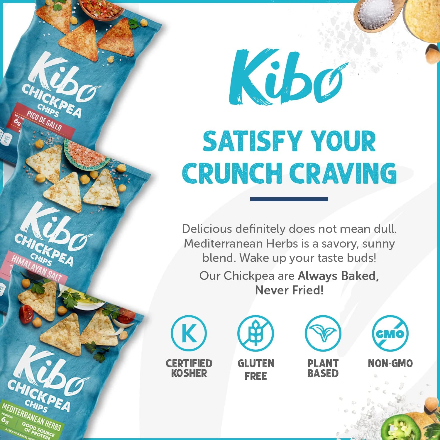 Chips Chickpea Super Snack Set KIBO 18ct/1 Oz