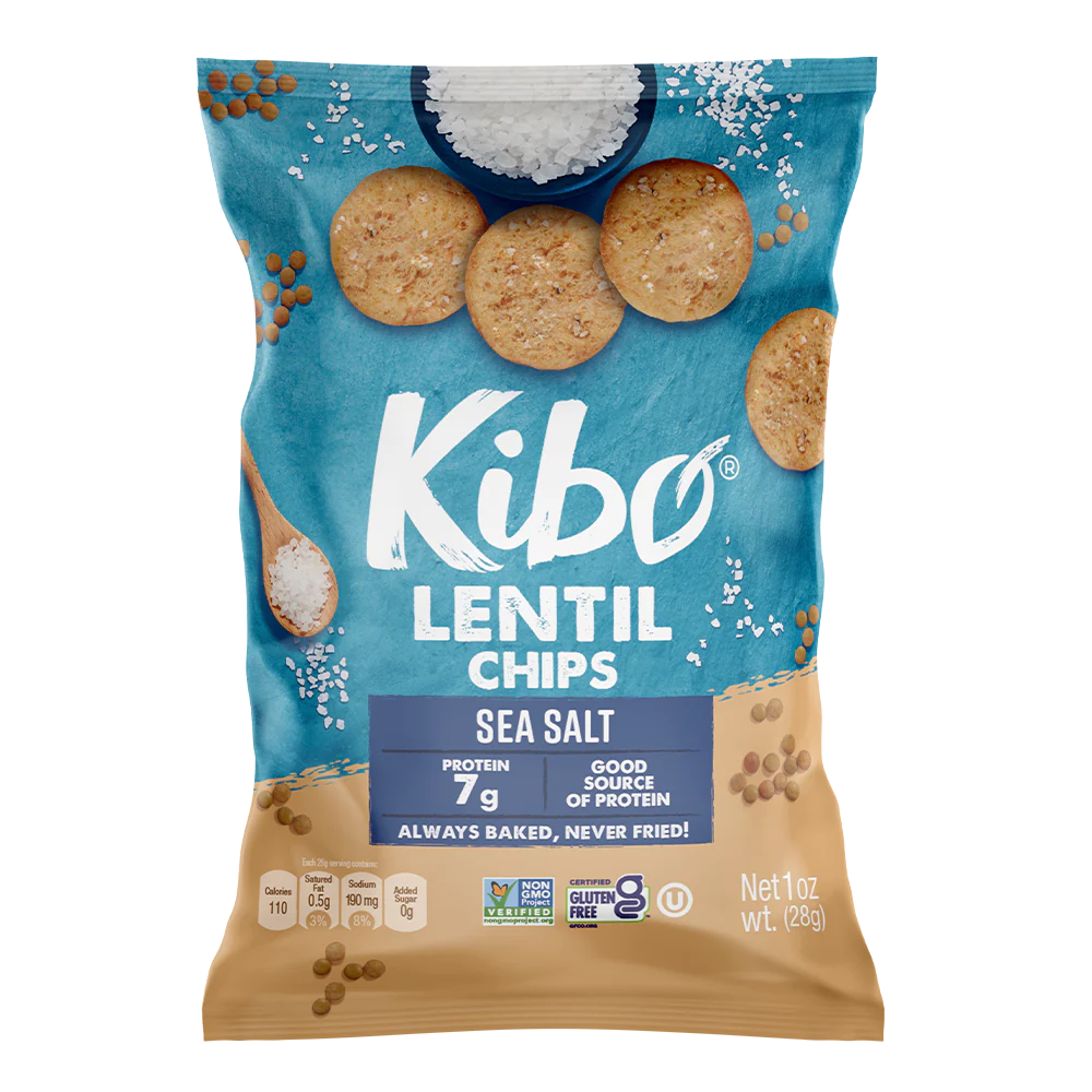 Lentil Chips Sea Salt - 1oz -12pk