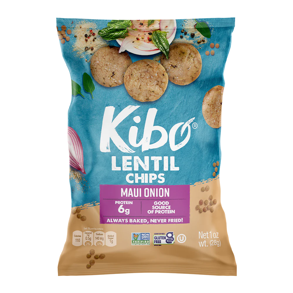 Chips Lentil Maui Onion KIBO 12ct/1 Oz