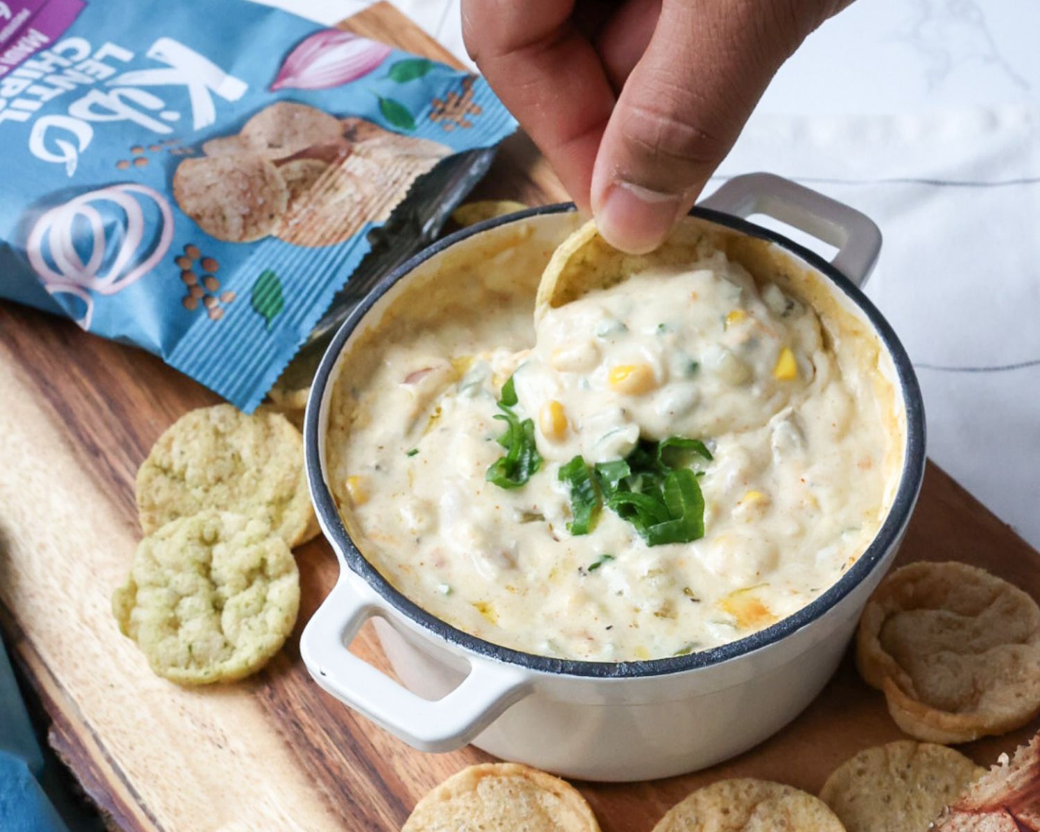 Green Chili Corn Dip