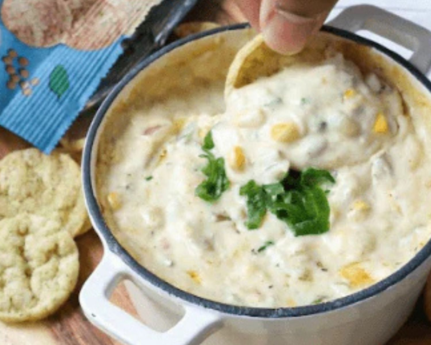 Green Chili Corn Dip