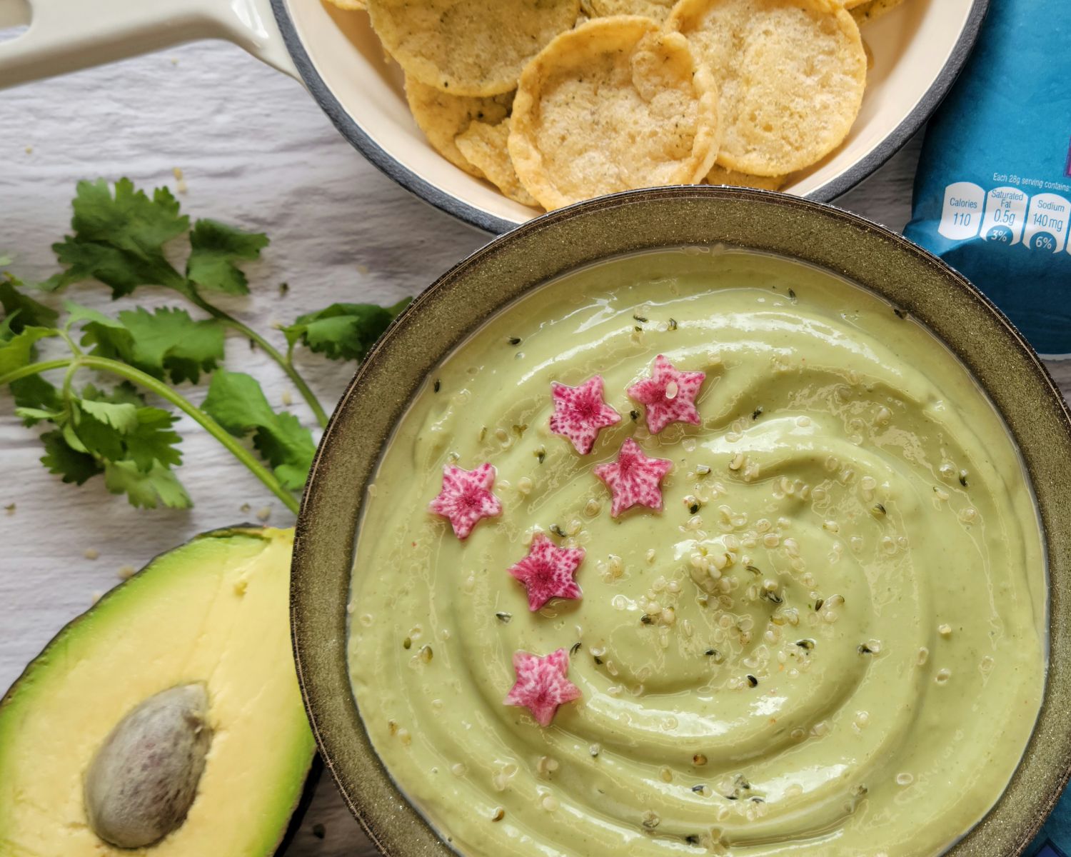 Creamy Tofu Avocado Dip