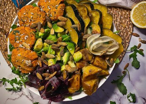 Sweet potato lentil chip falafel bowl-Kibo Foods