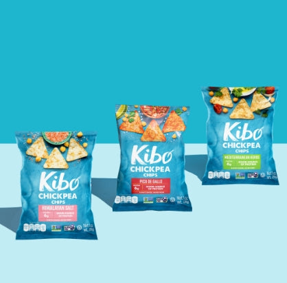 Three Bags of Chickpea Chips by KIBO 