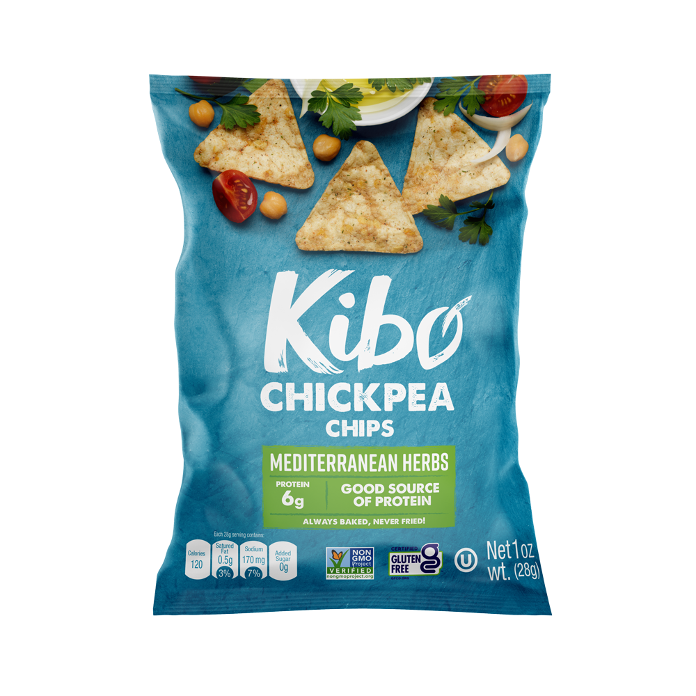 Kibo Chickpea mediterranean herbs chips
