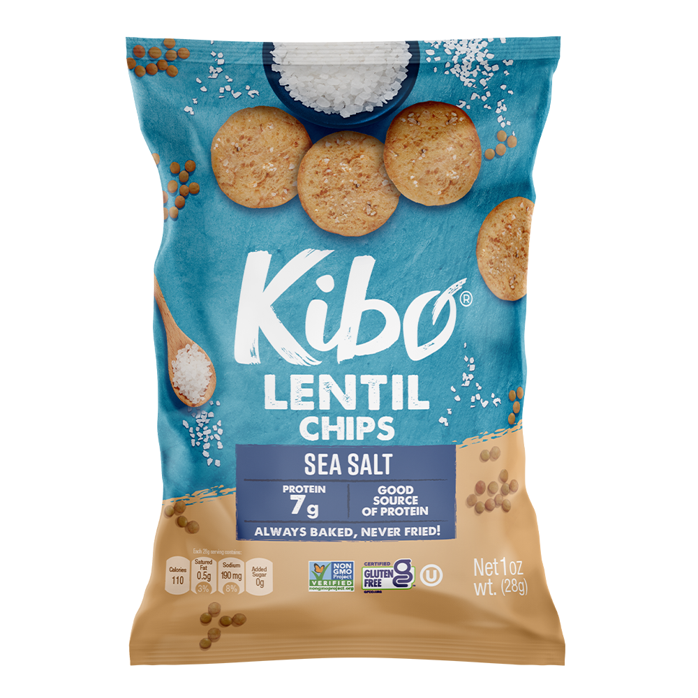 LENTIL CHIPS SEA SALT